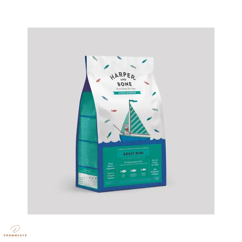 Harper &amp; Bone Ocean Wonders - Voksen hundefoder til sm� hunde - 2 kg 