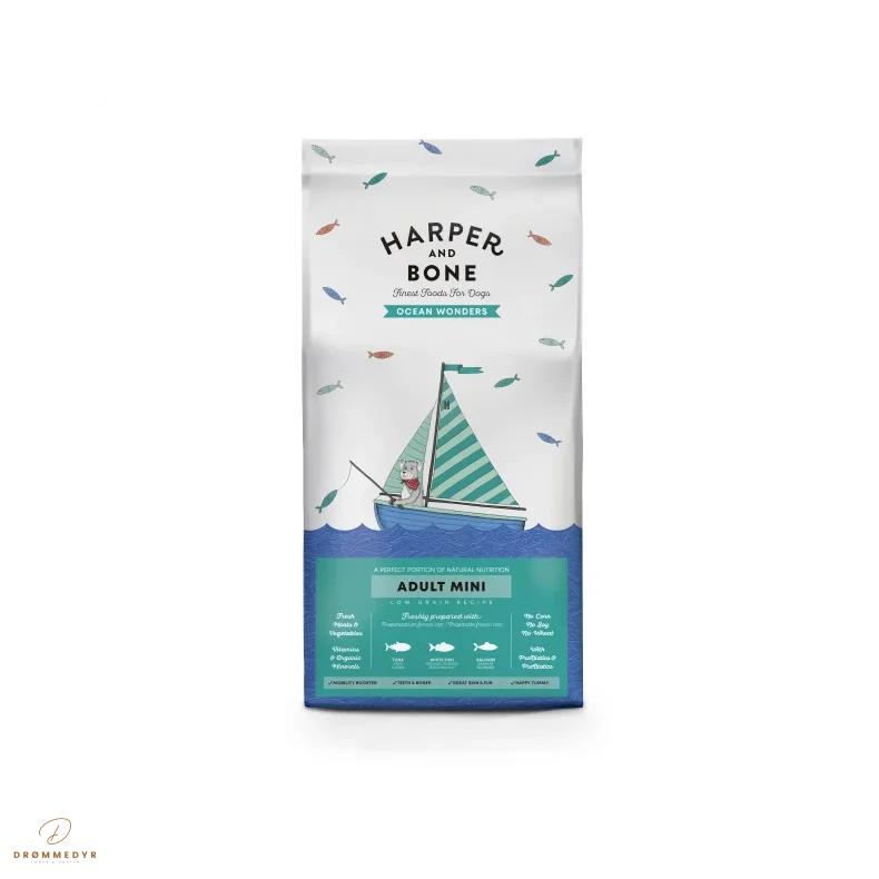 Harper &amp; Bone Ocean Wonders - Voksen hundefoder til sm� hunde - 2 kg 