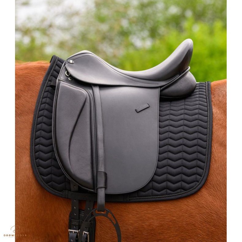 L�der stigreme med loop, X-Line, sort