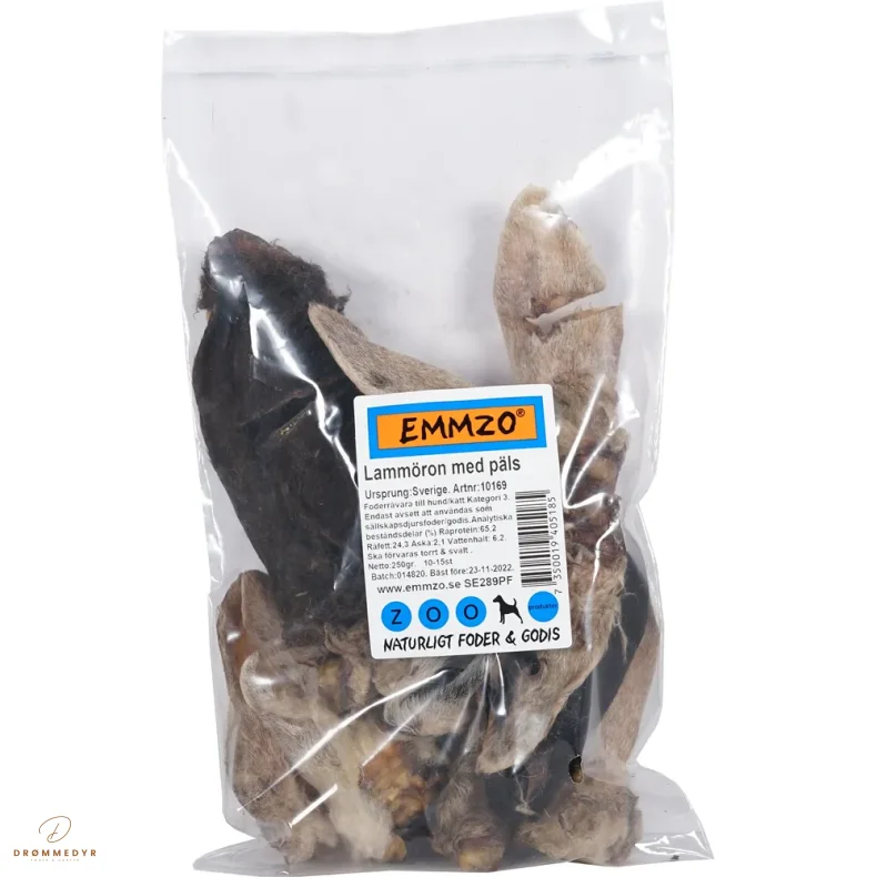 Lamme�rer med pels 250g