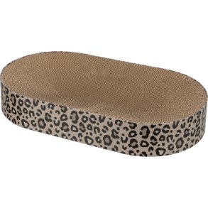 Leo Scratching Bed, cardboard, catnip, 63 � 10 � 35 cm,brown