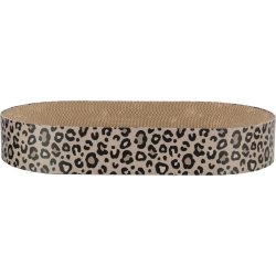 Leo Scratching Bed, cardboard, catnip, 63 � 10 � 35 cm,brown