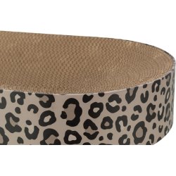 Leo Scratching Bed, cardboard, catnip, 63 � 10 � 35 cm,brown