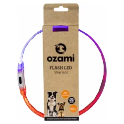 Ozami Flash Warrior LED-halsb�nd Multicolor 65 cm