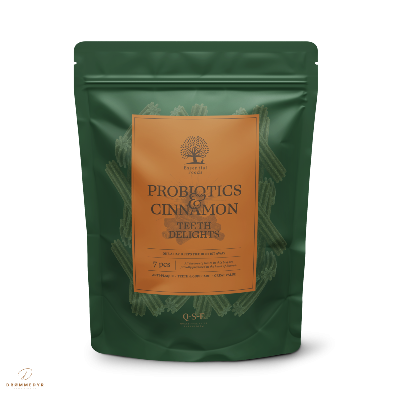 ESSENTIAL PROBIOTICS &amp; CINNAMON TEETH DELIGHTS 7 STK.