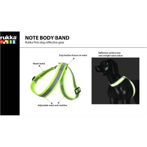 Rukka Note Body Band M/L Gul