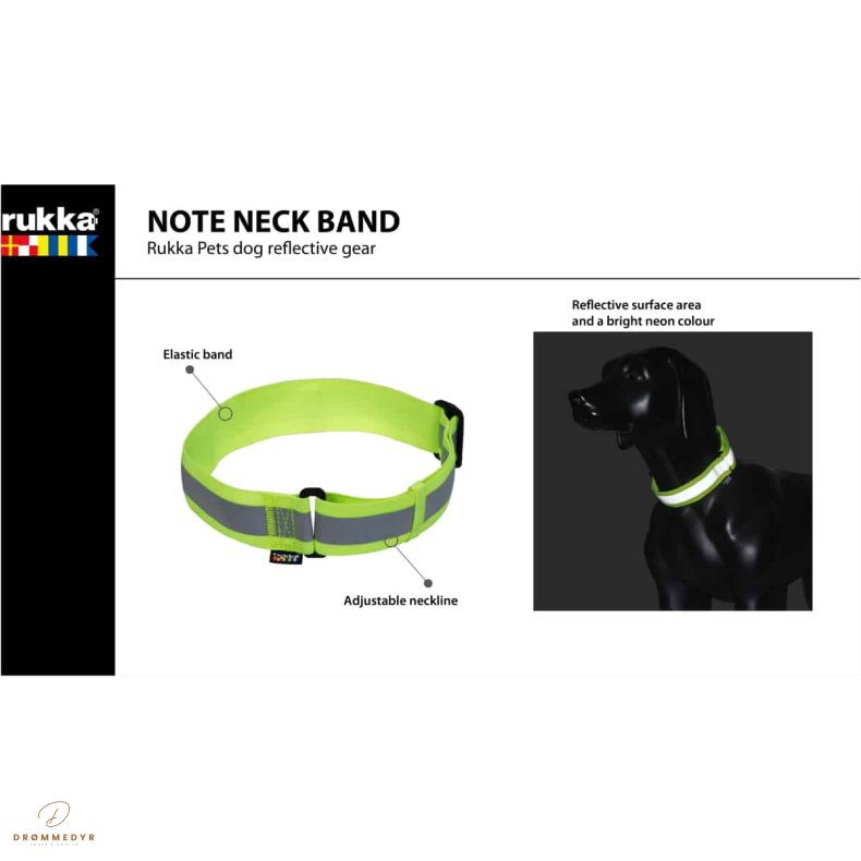 Rukka Note Neck Band XS/S Gul