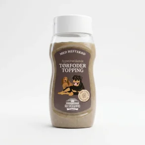 T�rfoder topping med hest
