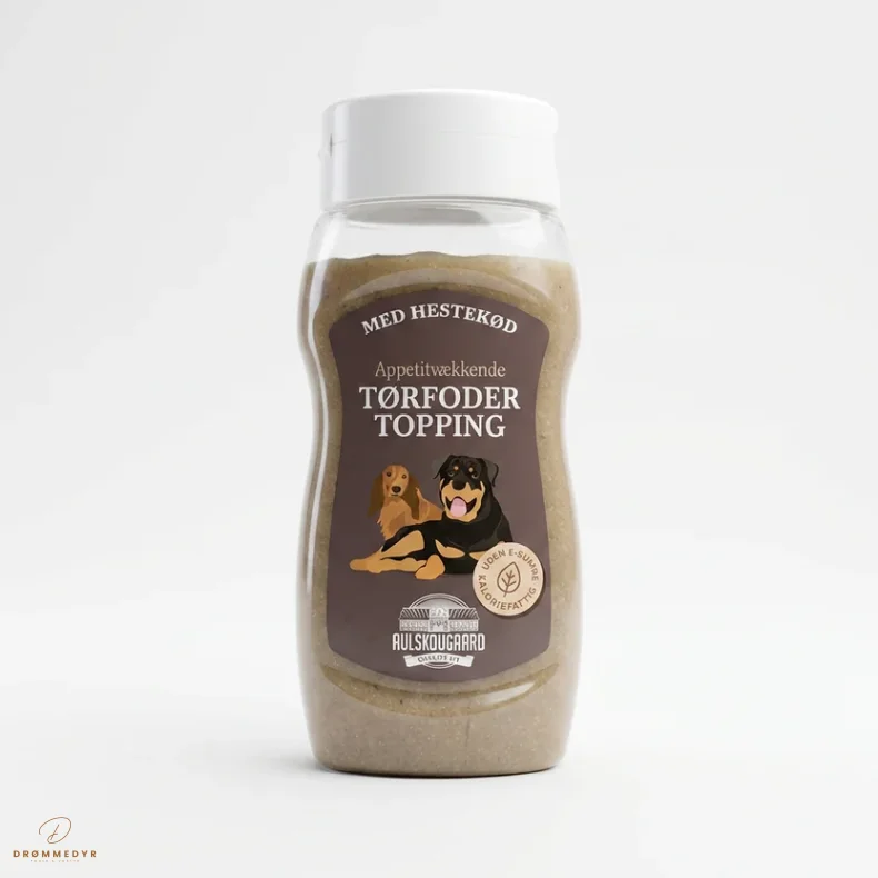 T�rfoder topping med hest