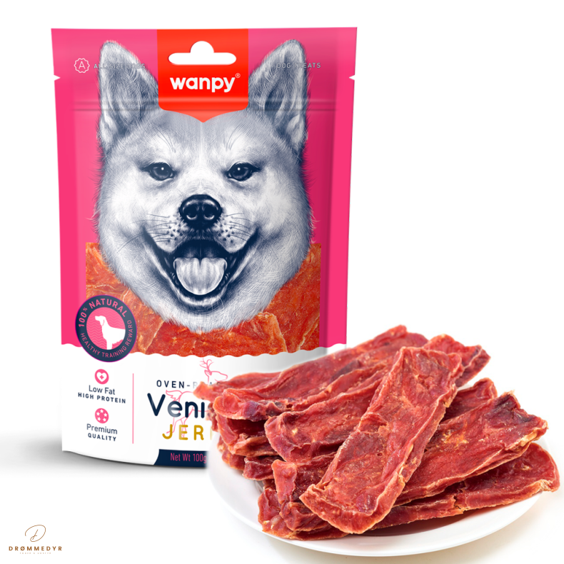 Wanpy Dog Venison Jerky 100g