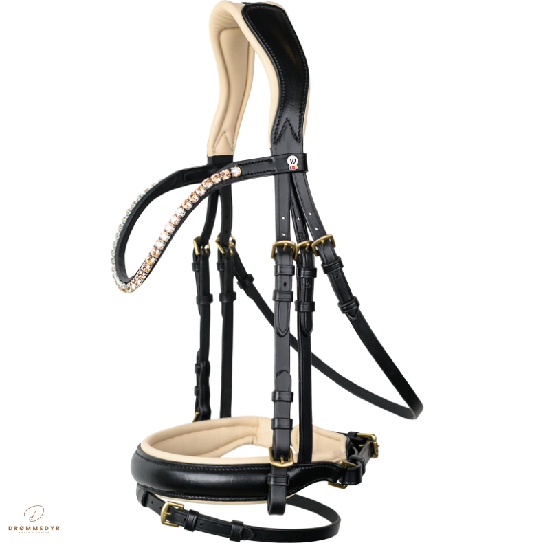 Waldhausen Bridle X-Line Ivory, black, Full