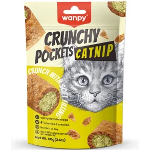 Wanpy Cat Crunchy Pockets Catnip 60g