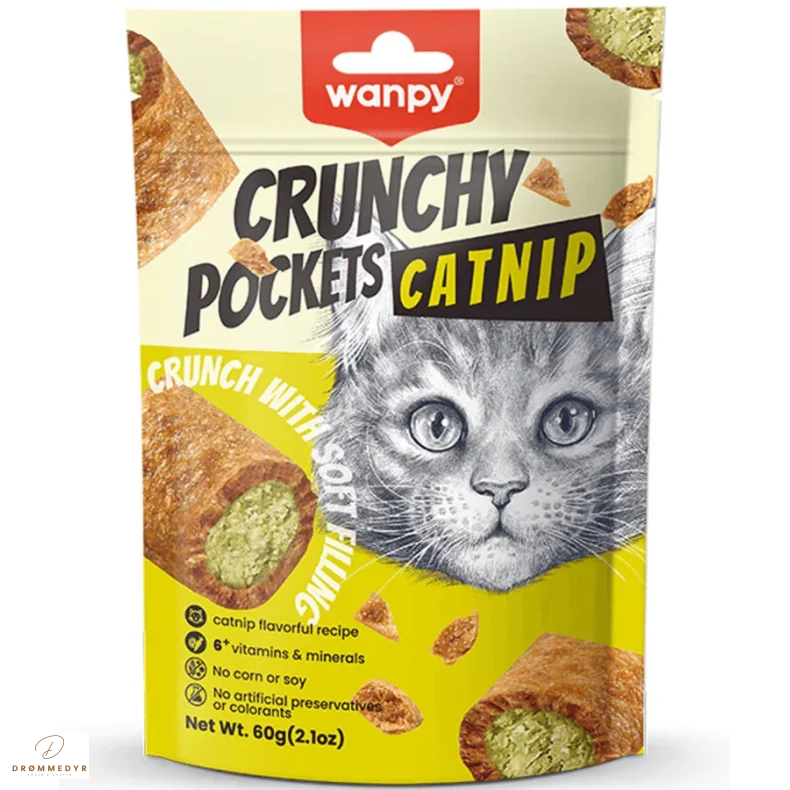 Wanpy Cat Crunchy Pockets Catnip 60g