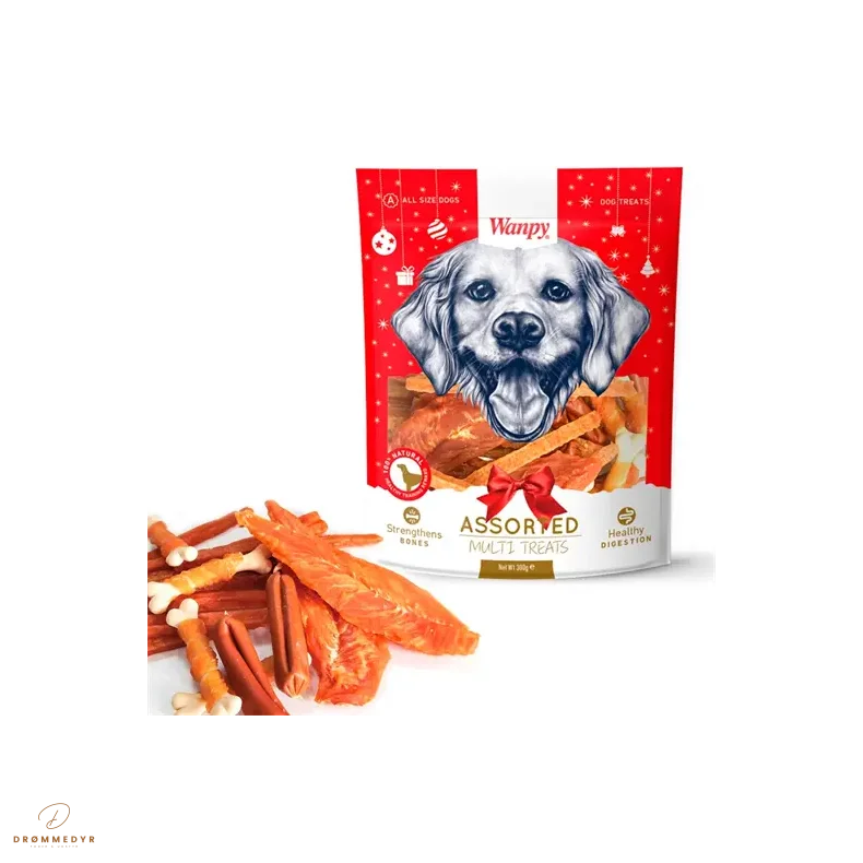 Wanpy Christmas Ass. Multi Treats 300g