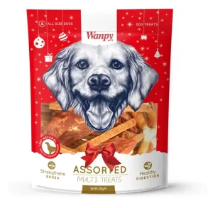 Wanpy Christmas Ass. Multi Treats 300g