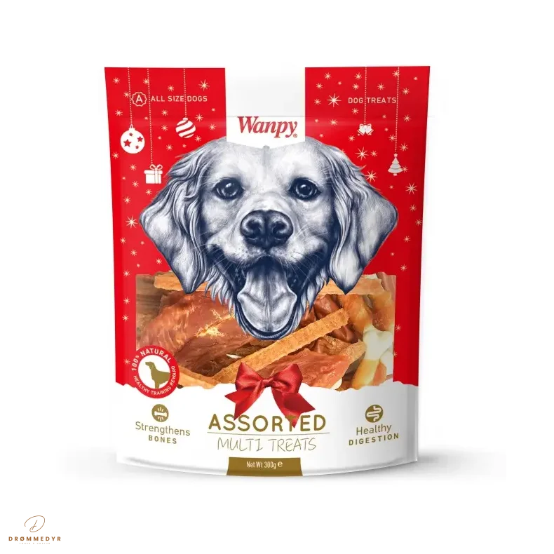 Wanpy Christmas Ass. Multi Treats 300g