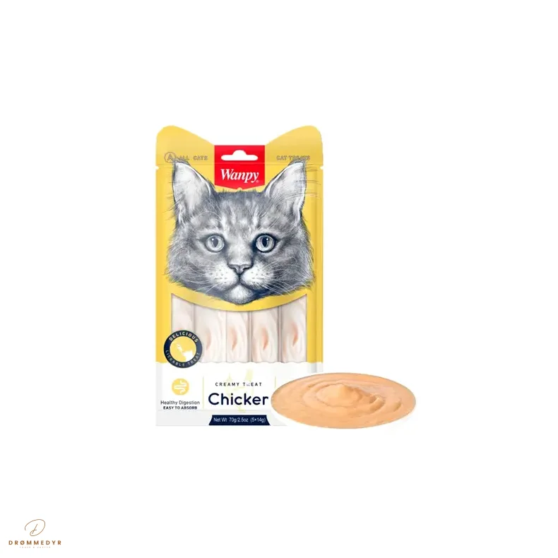 Wanpy Cat Creamy Lickable Treat - Chicken 70g