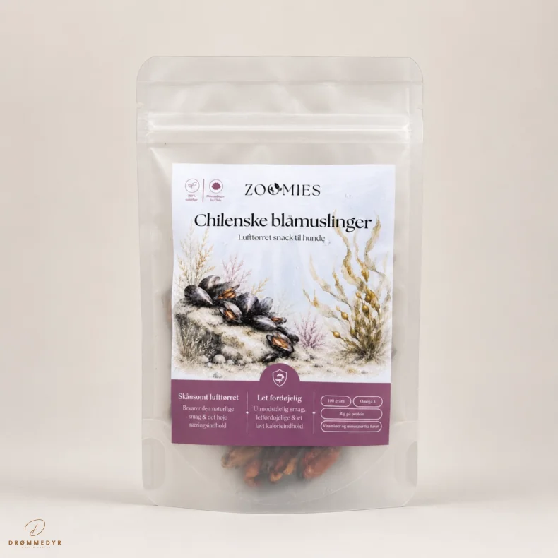 Zoomies Chilenske Bl�muslinger - 100 g 
