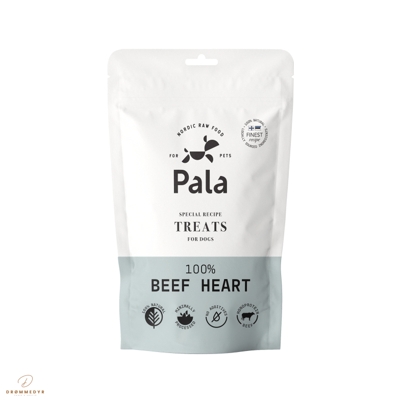 Pala Treats - Oksehjerter 100 Gram