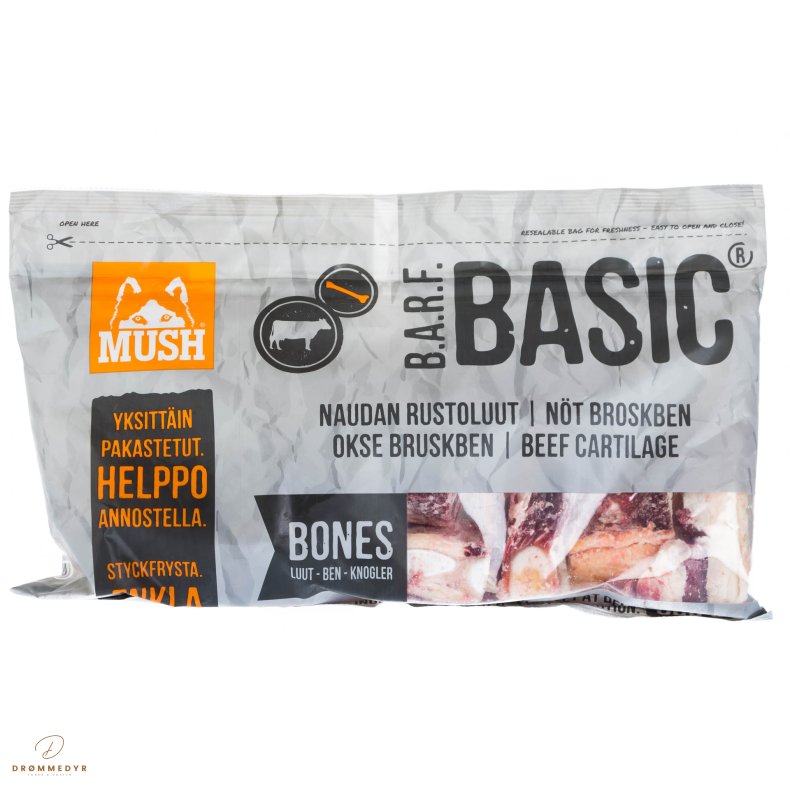 MUSH Oksebruskben 800 Gram