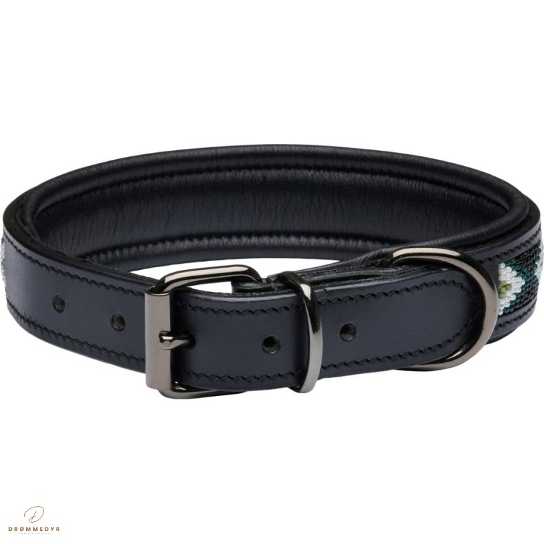 CATAGO Viben lder halsbnd Sort