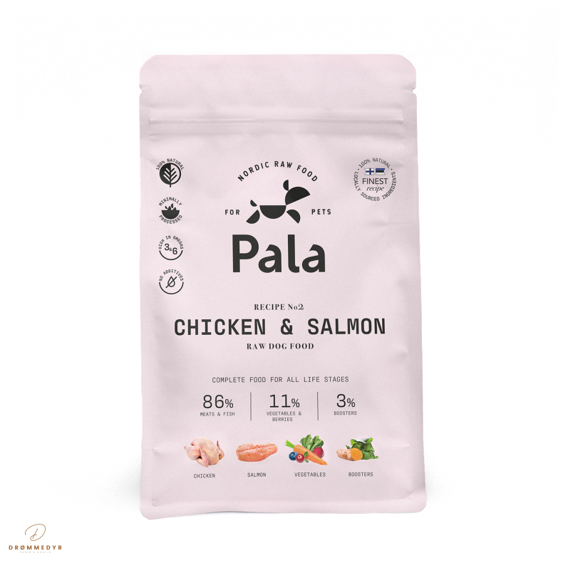Pala Recipe no. 2 - Kylling &amp; Laks - 1 Kg