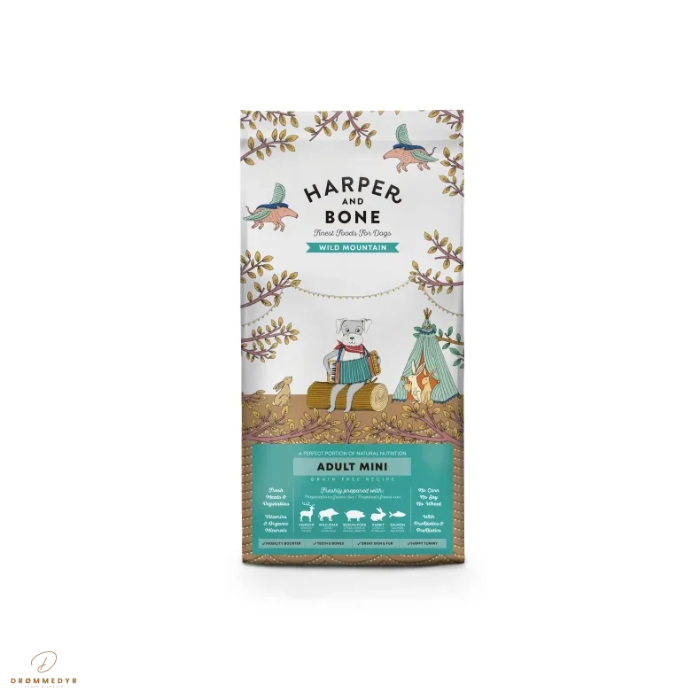 Harper &amp; Bone Fresh Market - Kornfrit voksen hundefoder til sm� hunde - 2 kg 