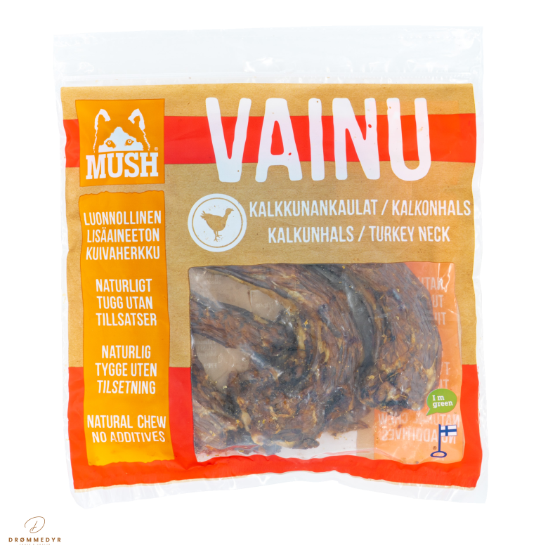 MUSH VAINU Kalkunhalse i pose 250 g
