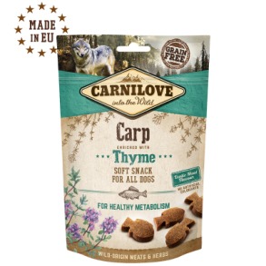 Carnilove Godbidder Semi Moist Snack Karpe & Timian 200 g
