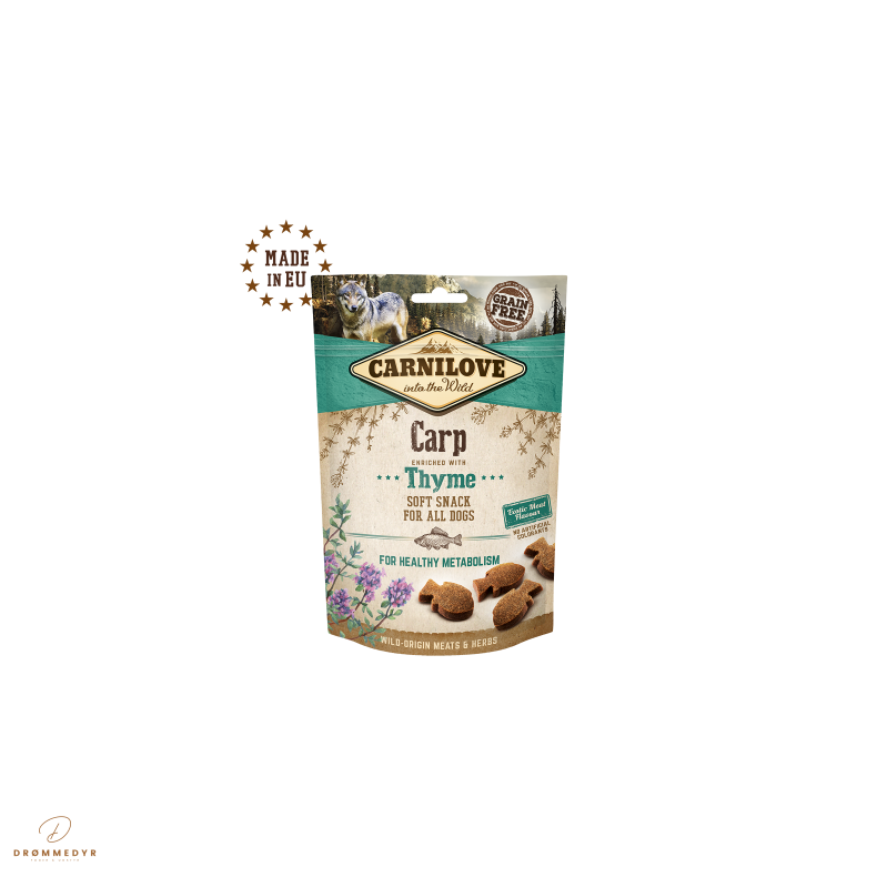 Carnilove Godbidder Semi Moist Snack Karpe &amp; Timian 200 g