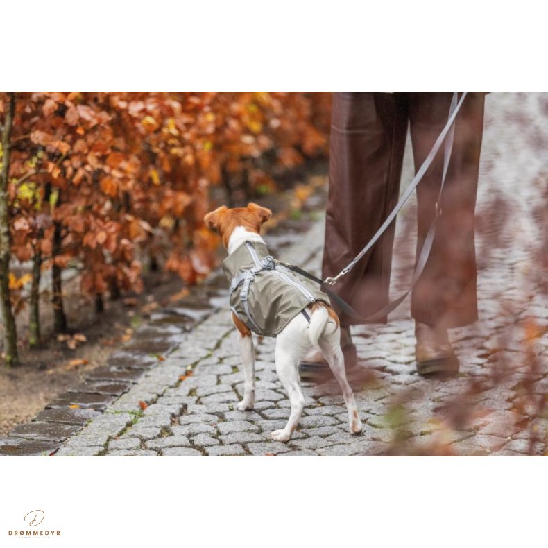 Pontis Regn dkken med sele, Olive Green.