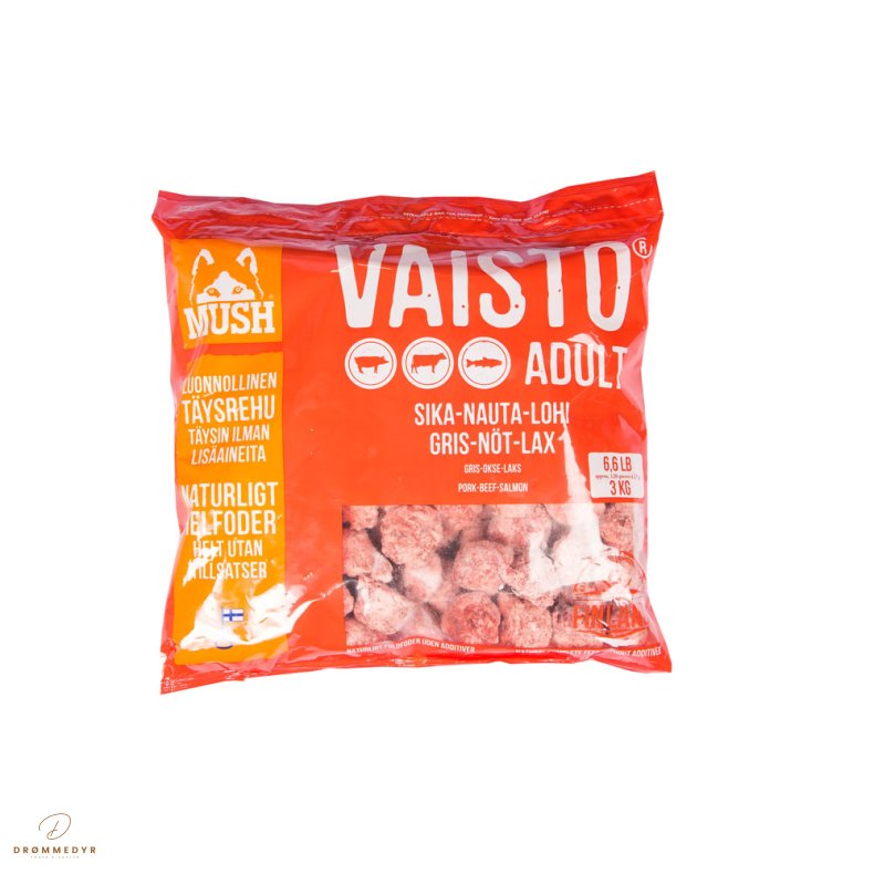 MUSH - Gris Okse Laks 3 Kg