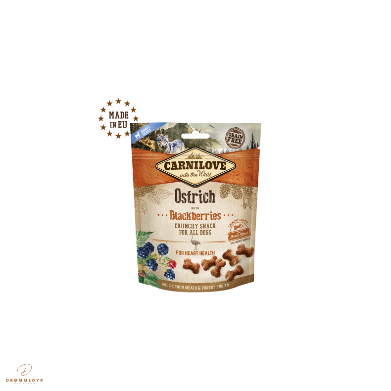 Carnilove Godbidder Crunchy Snack Struds &amp; Blbr 200 g